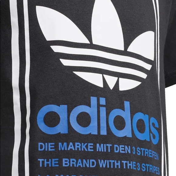 Kids' Trefoil Graphic Tee T-shirt Boy ADIDAS ORIGINALS - Picture 3 of 7
